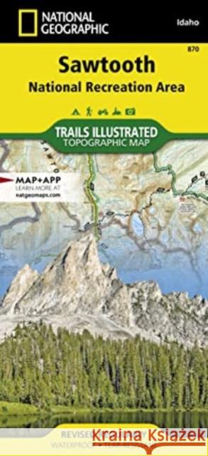 Sawtooth National Recreation Area Map National Geographic Maps 9781566958431 National Geographic Maps