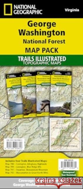 George Washington National Forest [Map Pack Bundle] National Geographic Maps 9781566958622 National Geographic Maps