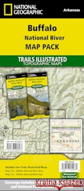 Buffalo National River [Map Pack Bundle] National Geographic Maps 9781566958936 National Geographic Maps