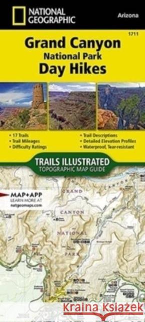 Grand Canyon National Park Day Hikes Map National Geographic Maps 9781566959070 National Geographic Maps