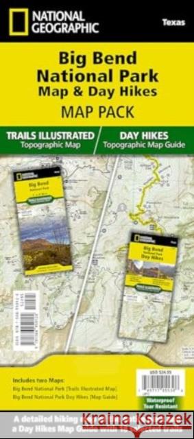 Big Bend Day Hikes and National Park Map [Map Pack Bundle] National Geographic Maps 9781566959124 National Geographic Maps