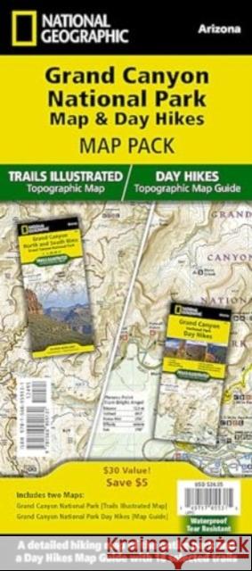 Grand Canyon Day Hikes and National Park [Map Pack Bundle] National Geographic Maps 9781566959131