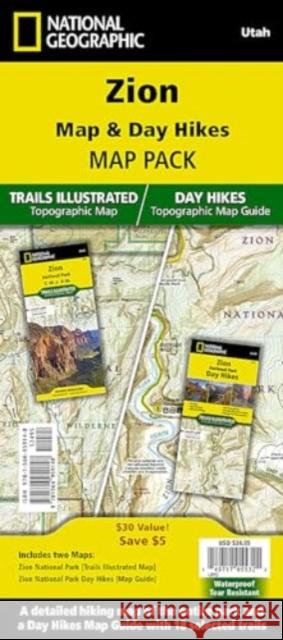 Zion National Day Hikes and National Park [Map Pack Bundle] National Geographic Maps 9781566959148