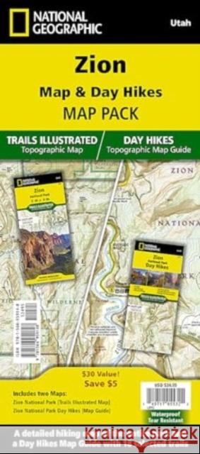 Zion National Day Hikes and National Park [Map Pack Bundle] National Geographic Maps 9781566959148 National Geographic Maps