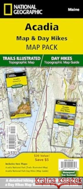 Acadia National Day Hikes and National Park [Map Pack Bundle] National Geographic Maps 9781566959162