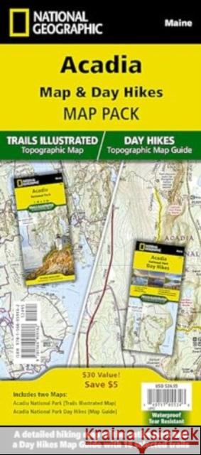 Acadia National Day Hikes and National Park [Map Pack Bundle] National Geographic Maps 9781566959162 National Geographic Maps