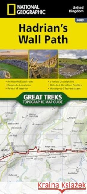 Hadrian's Wall Path Map: Trails Illustrated  9781566959421 National Geographic Maps