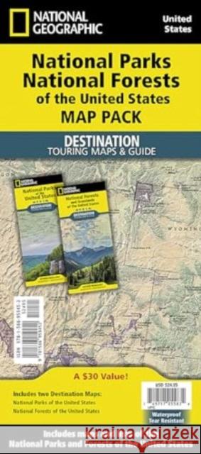 National Parks & National Forest of the Us [Map Pack Bundle] National Geographic Maps 9781566959452 National Geographic Maps