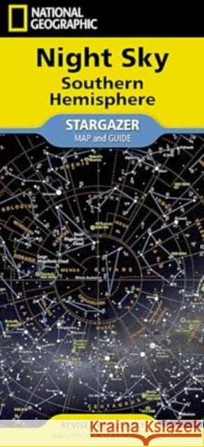 National Geographic Night Sky - Southern Hemisphere Map (Stargazer Folded) National Geographic Maps 9781566959513 National Geographic Maps