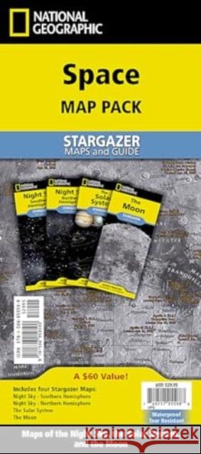 National Geographic Space (Stargazer Folded Map Pack Bundle) National Geographic Maps 9781566959599 National Geographic Maps