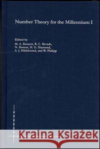 NUMBER THEORY FOR THE MILLENNIUM  9781568811260 A K PETERS