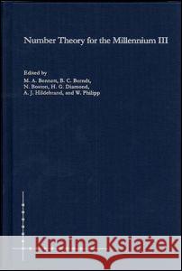 Number Theory for the Millennium III  9781568811529 A K PETERS