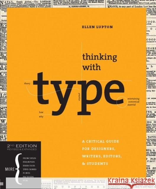 Thinking With Type 2nd Ed Ellen Lupton 9781568989693 Princeton Architectural Press