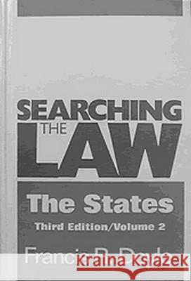 Searching the Law - The States (2 Vols) Francis R. Doyle 9781571052872 Hotei Publishing