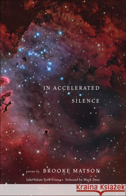 In Accelerated Silence: Poems Brooke Matson 9781571315151 Milkweed Editions