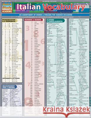 Italian Vocabulary Joseph Abraham Levi 9781572228283 Barcharts