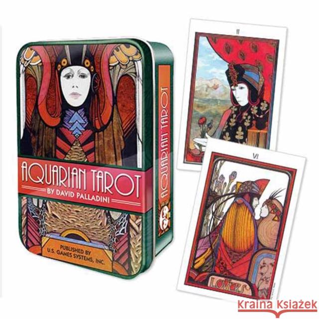 Aquarian Tarot in a Tin David Palladini 9781572818460 U.S. Games