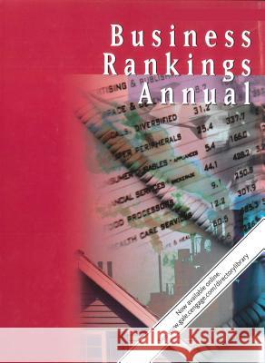 Business Rankings Annual 2015: Cumulative Index, 3 Parts Gale 9781573025164