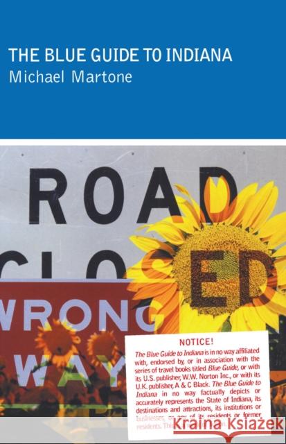 The Blue Guide to Indiana Martone, Michael 9781573660952 Fiction Collective Two