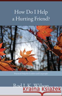 How Do I Help a Hurting Friend? Rod J. K. Wilson 9781573834483 Regent College Publishing