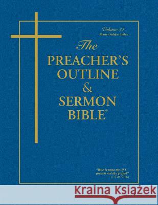 The Preacher's Outline & Sermon Bible: Master Subject Index Leadership Ministries Worldwide 9781574070149 Leadership Ministries Worldwide