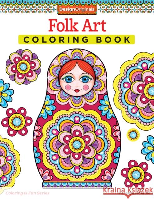 Folk Art Coloring Book Thaneeya McArdle 9781574219593