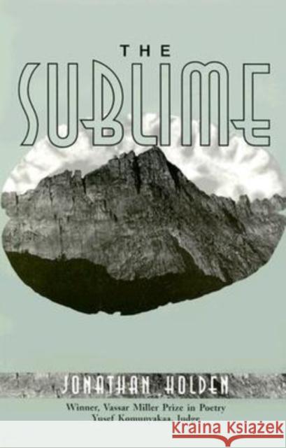 The Sublime Holden, Jonathan 9781574410204