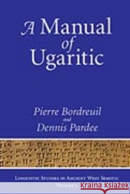A Manual of Ugaritic  9781575061535 Eisenbrauns