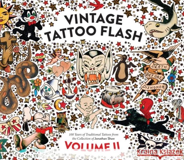 Vintage Tattoo Flash Volume 2 Jonathan Shaw Miguel Villalobos 9781576878477 powerHouse Books