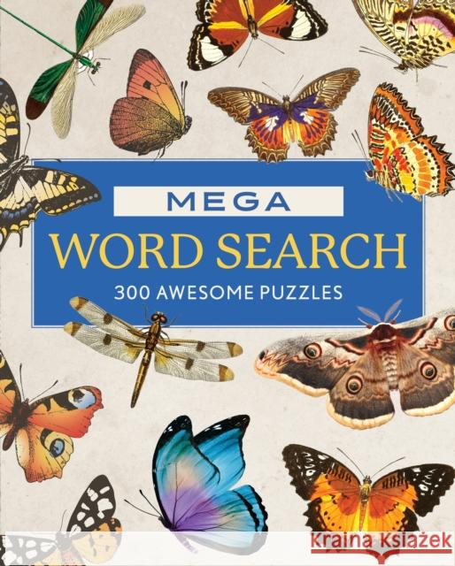 Mega Word Search: 300 Awesome Puzzles Editors of Chartwell Books 9781577155942 Chartwell Books