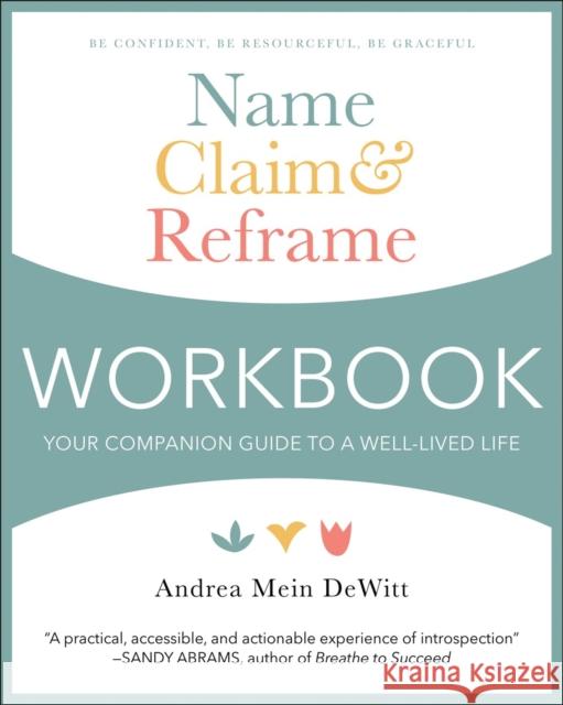 Name, Claim & Reframe Workbook: Your Companion Guide to a Well-Lived Life Andrea Mein Dewitt 9781578269969 