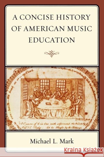 A Concise History of American Music Education Michael L. Mark 9781578868513 Rowman & Littlefield Education