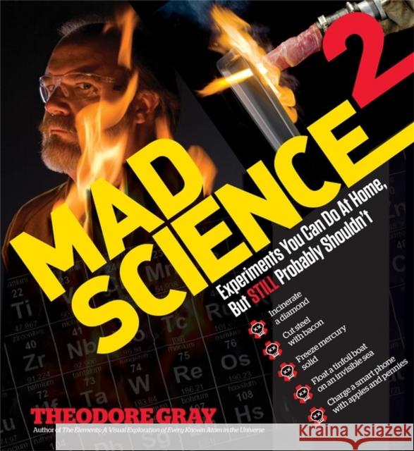 Mad Science 2: Experiments You Can Do At Home, But STILL Probably Shouldn't Theodore Gray 9781579129323 Black Dog & Leventhal Publishers Inc