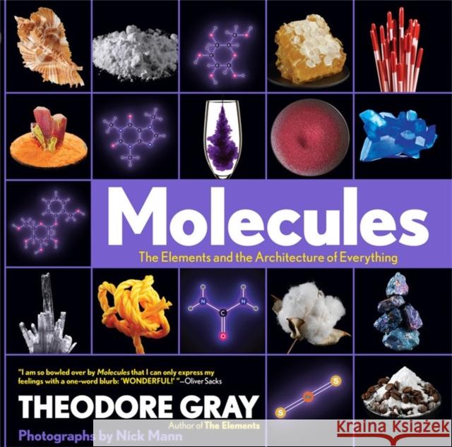 Molecules: The Elements and the Architecture of Everything Theodore Gray Theodore Gray Nick Mann 9781579129712 Black Dog & Leventhal Publishers