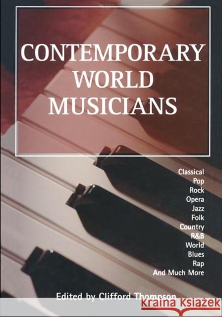 Contemporary World Musicians Clifford Thompson Clifford Thompson  9781579581305