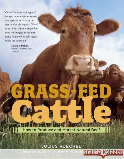 Grass-Fed Cattle: How to Produce and Market Natural Beef Ruechel, Julius 9781580176057 0