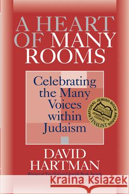 A Heart of Many Rooms David Hartman 9781580231565 Jewish Lights Publishing