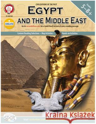 Egypt and the Middle East, Grades 5 - 8 Patrick Hotle 9781580376259 Mark Twain Media