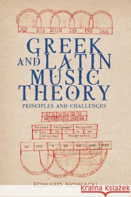 Greek and Latin Music Theory: Principles and Challenges Edward Nowacki 9781580469951 University of Rochester Press