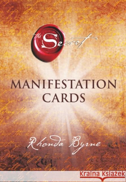The Secret - Manifestation Cards Rhonda (Rhonda Byrne) Byrne 9781582709277