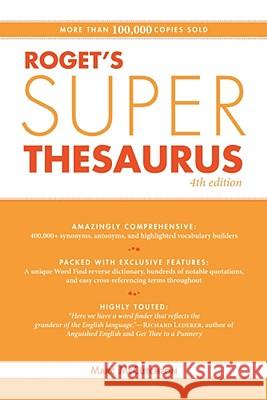 Roget's Super Thesaurus Marc McCutcheon 9781582979991
