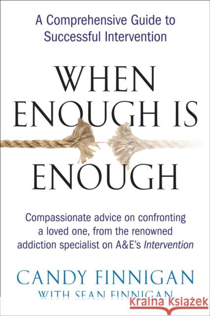 When Enough Is Enough: A Comprehensive Guide to Successful Intervention Candy Finnigan Sean Finnigan 9781583332979 Avery Publishing Group