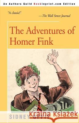 The Adventures of Homer Fink Sidney Offit Paul Galdone 9781583483800 Backinprint.com