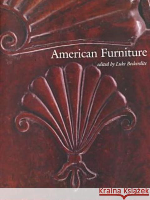 American Furniture  9781584650140 University  of Vermont Press