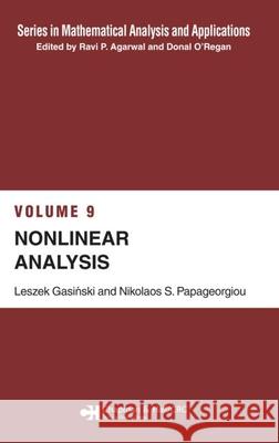 Nonlinear Analysis Leszek Gasinski Nikolaos S. Papageorgiou 9781584884842