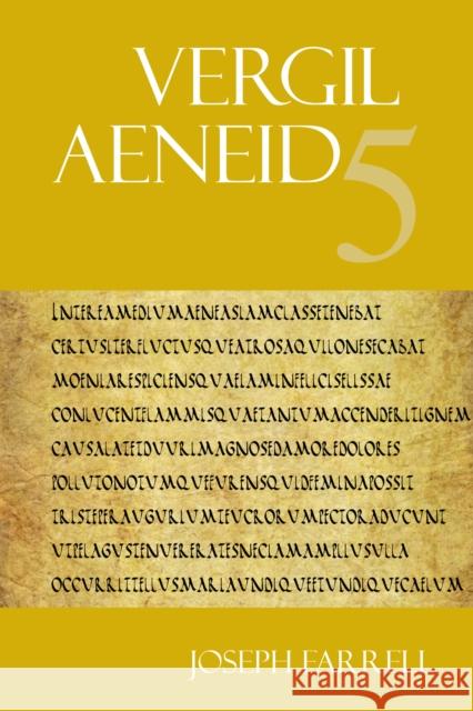 Aeneid 5 Vergil Joseph Farrell Randall Toth Ganiban 9781585102297