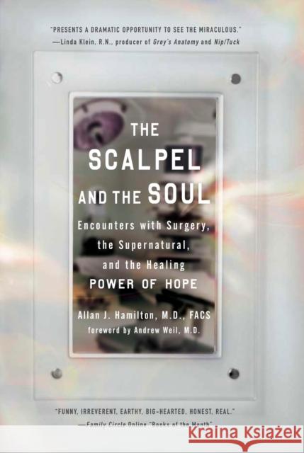 The Scalpel and the Soul: Encounters with Surgery, the Supernatural, and the Healing Power of Hope M. D. Hamilton 9781585427130 Jeremy P. Tarcher