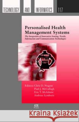 PERSONALISED HEALTH MANAGEMENT SYSTEMS  9781586035655 IOS PRESS