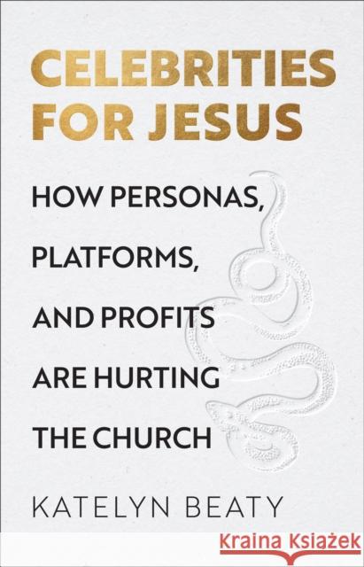 Celebrities for Jesus – How Personas, Platforms, and Profits Are Hurting the Church Katelyn Beaty 9781587435188 Brazos Press