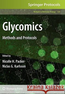 Glycomics: Methods and Protocols Packer, Nicolle H. 9781588297747 Humana Press
